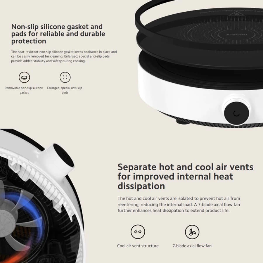 Xiaomi Induction Cooker Lite EU White [Garansi Resmi] 5