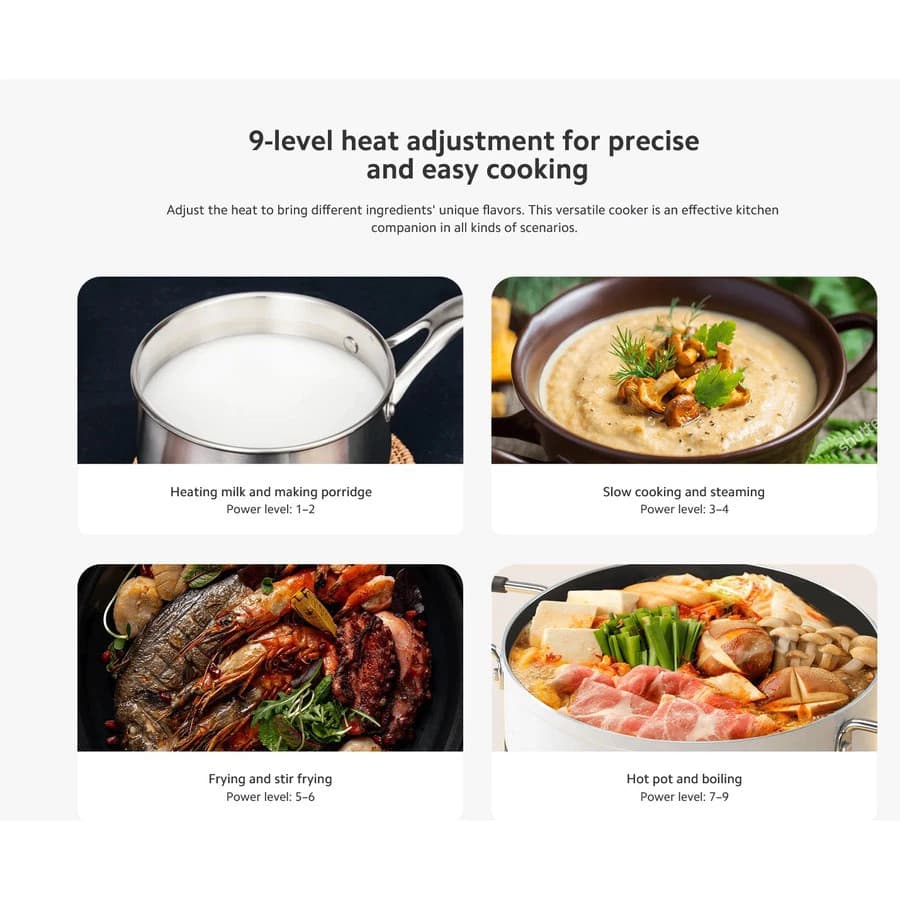 Xiaomi Induction Cooker Lite EU White [Garansi Resmi] 4