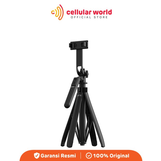 Jete H15 Tripod 180CM with 2 Lighting - Black [Garansi Resmi]