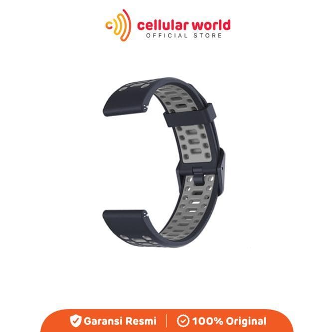 Strap Coros Pace 2 / Apex 42mm Dark Navy – Silicon Band Garansi Resmi