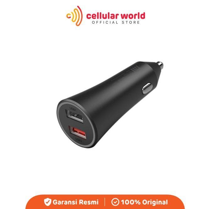 Car Charger Xiaomi Mi 37W Dual-Port Garansi Resmi Indonesia