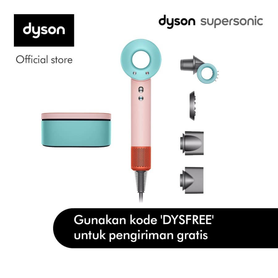 Dyson Supersonic Nural Hair Dryer HD16 - Ceramic patina/Topaz [Garansi Resmi]