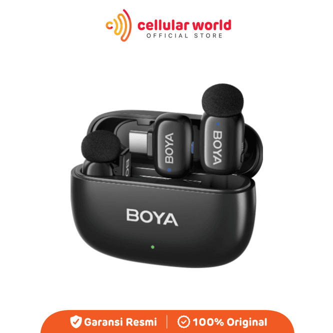 Boya Mini 14 TX+TX+RXUC Wireless Microphone Type C port [Garansi Resmi]
