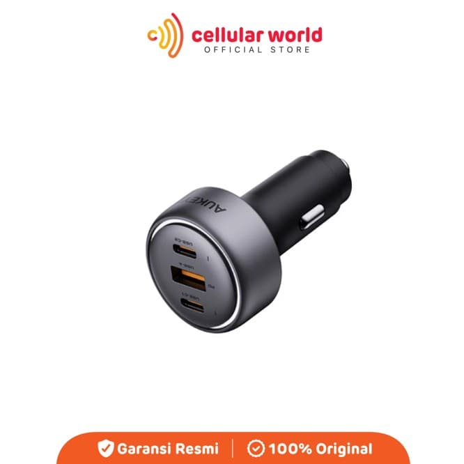 Aukey CC-P3 Car Charger 100W 1A2C -Gray [Garansi Resmi]