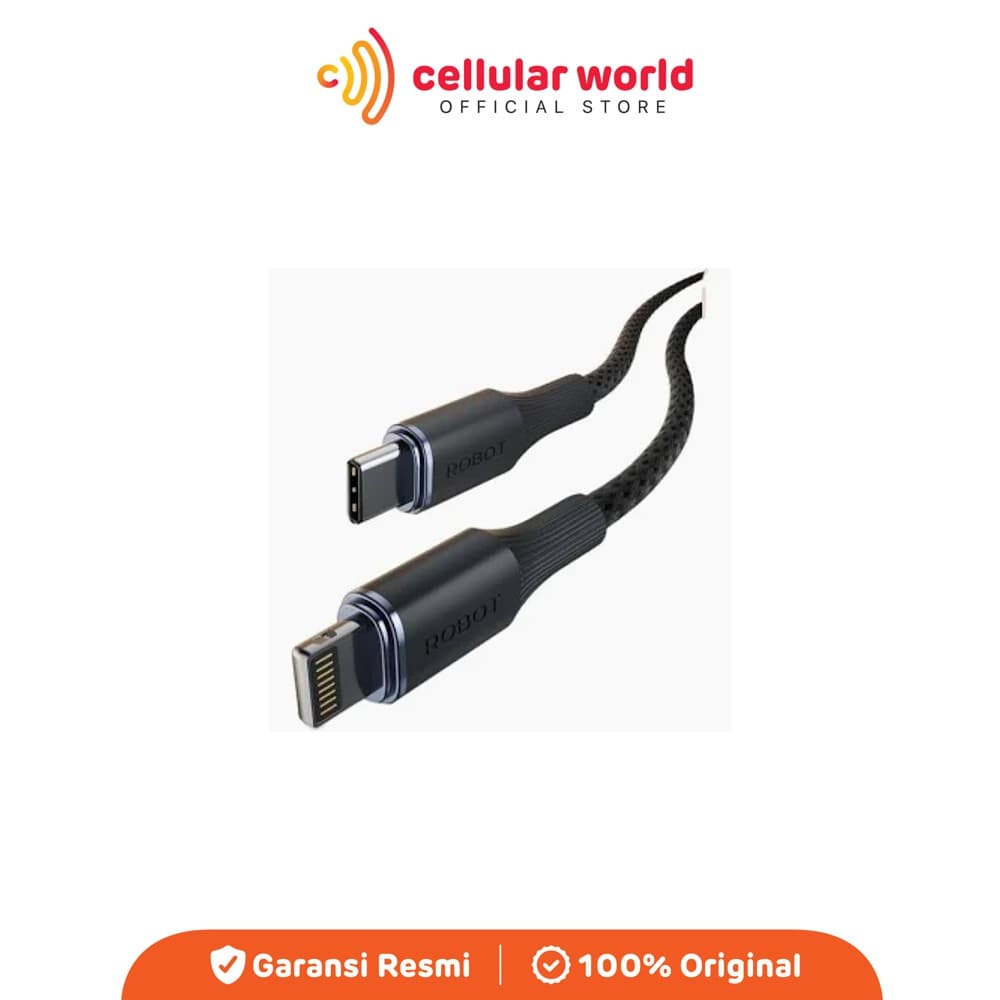 ROBOT RNCL100 USB-C to Lightning Cable 30W Fast Charging 100CM Gray