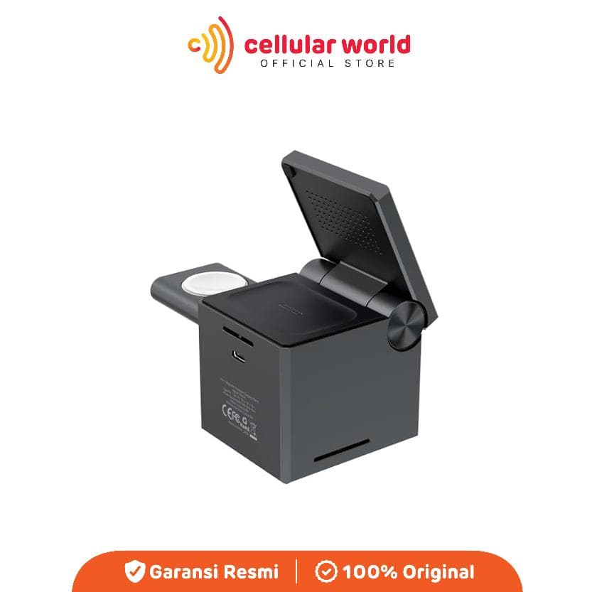 Choetech T632-F 15W MagSafe Cherger | Compatible 3-In-1 Foldable Wireless Charger Stand [Garansi Resmi]