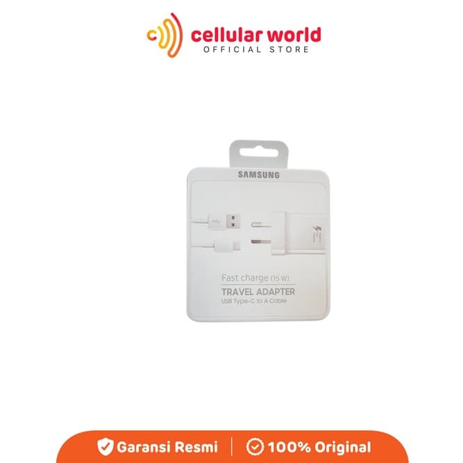 Samsung Travel Adaptor 15W with Cable Type C - White